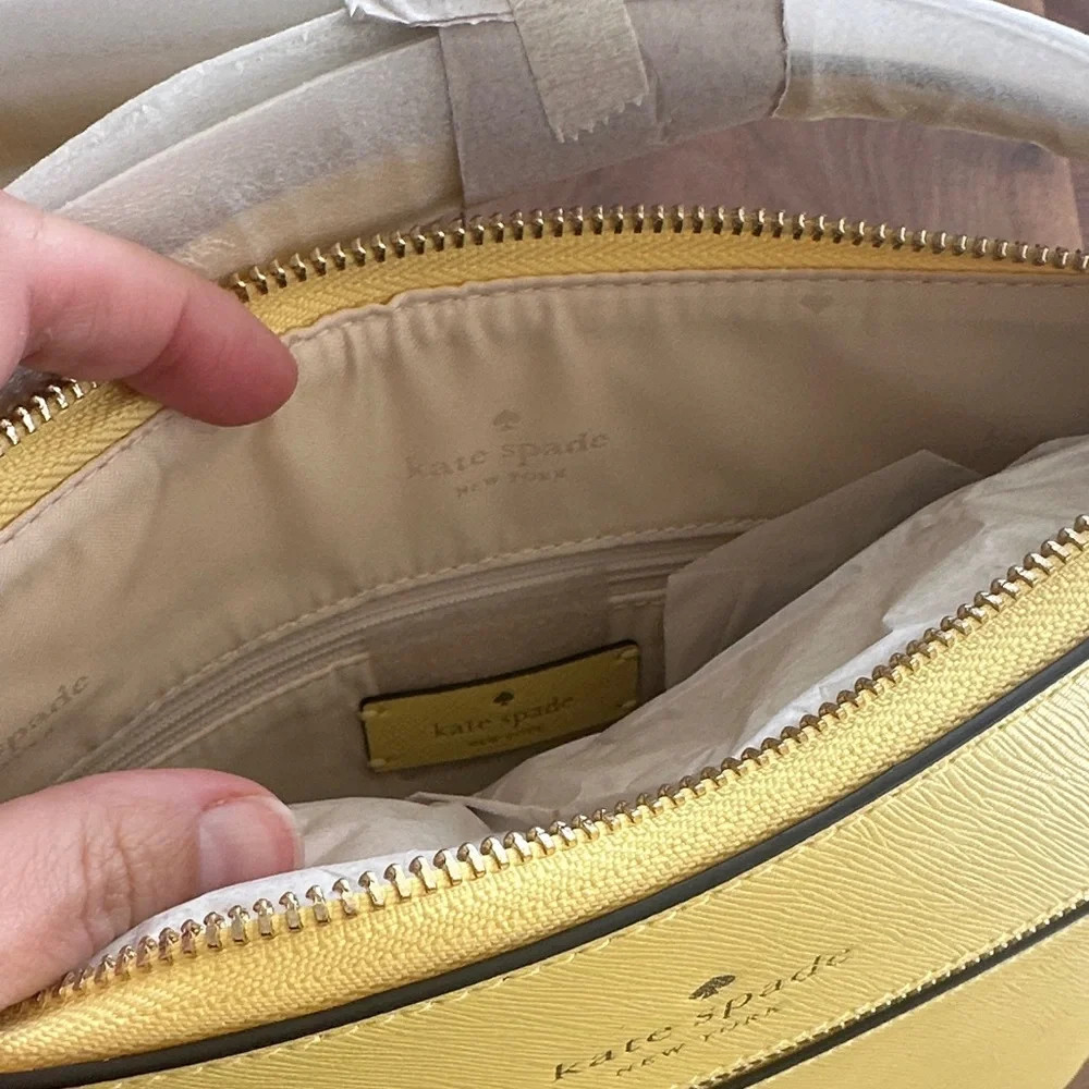 Kate Spade Yellow Crossbody Tote - Picture 4 of 4